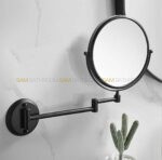 آینه اصلاح دیواری بازویی رنگ مشکی برند هایشنگ